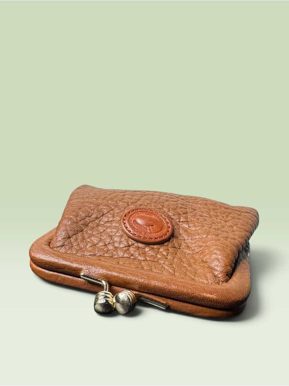Dooney Vintage Small Kiss Lock Coin Purse - Picture 4 of 7